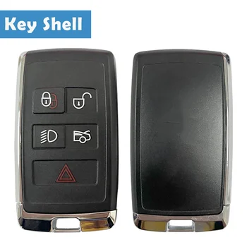 2 Ks/veľa Originálnych Auto Smart Remote Tlačidlo Shell 4 Tlačidlá+1 Vymeniť Auto Tlačidlo Shell Pre Jaguar