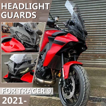 Motocyklové Príslušenstvo Svetlometu Vedúci Svetlo Stráže Chránič Kryt Na Ochranu Gril Pre Yamaha Tracer 9 Tracer9 2021 2022 -