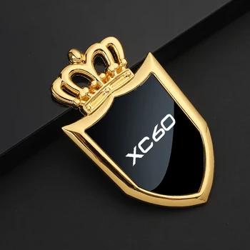 Nové telo kovové samolepky okenné nálepky s logom odznak samolepky pre VOLVO XC60 Príslušenstvo