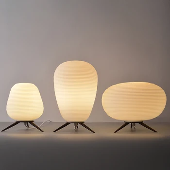 Japonský Štýl Papier Lampa LED Stolná Lampa Tvorivé Minimalizmus Dekorácie Teplé Romantický Skladanie Lampu Dizajnér Spálne