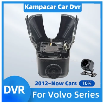 VLV01-E 2K 1440P Auta DVR Wifi Dash Cam Video Rekordér Pre Volvo V60 V70 XC70 XC60 Pre Volvo S60 S60L S80 S80L D5 D6 R Dizajn
