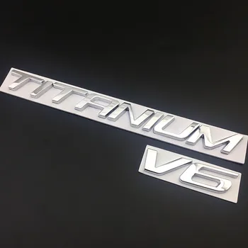 Vhodná pre Ostré Svete Explorer upraviť S normou V6 auto logo TITÁN zadné ostrohové logo OKRAJI auto nálepky