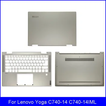 Nový Notebook, LCD Zadný Kryt Pre Lenovo Yoga C740-14 C740-14IML Série Palrmest Spodnej Prípade C, D Krytie Zlatom