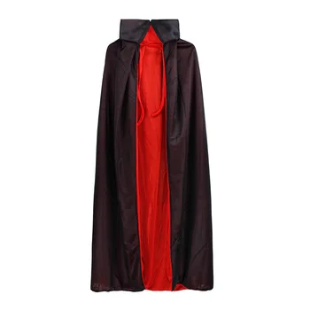 Halloween Upír Cape Deti/Dospelých Black Red Dracula Plášť Maškarný Kostým Party dekorácie Cosplay Kostým Muži Ženy Oblečenie
