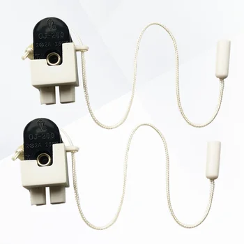 2 ks Vytiahnuť Prepne Výstužné Drôty Switch Kábel-Spínača ovládaného Lampy Príslušenstvo pre Stropné svietidlo Nástenné Svietidlo