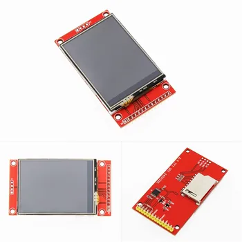 2,4-Palcový TFT LCD Modul ILI9341 Ovládač S/Č Dotyk IC XPT2046 240(RGB)*320 SPI Sériový Port (9 IO) Pre DIY R3 Raspberry PI