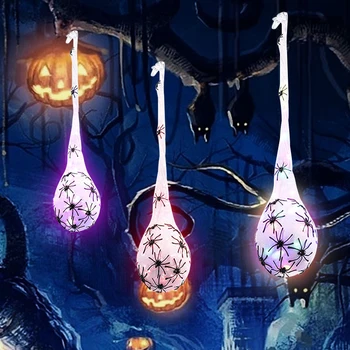 Halloween Dekoratívne Luminiscenčných Spider Zavesenie Vajíčka, Tašky Na Vrecovanie Rekvizity Vnútorné A Vonkajšie Halloween Party Dekorácie