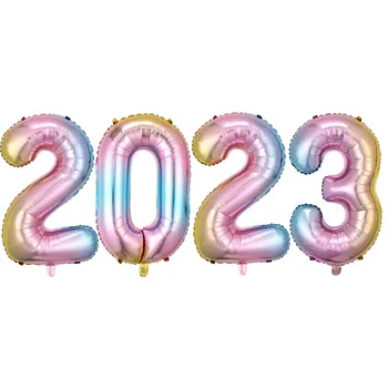 2023 Digitálne Balóny, Party Balóny Nastaviť Nový Rok Výzdoba Interiéru Záhradné Dekorácie, Party Dodávky Dekorácie декор
