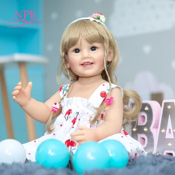 Bebes 55 cm plnej gumy dieťa Reborn bábiky roztomilé dieťa cezhraničných e-commerce dodanie