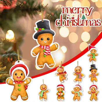 Veselé Vianoce Kraft Papier Značky Vianočný Strom Zavesenie Ozdoby Na Vianočný Dekor Pre Domáce 2023 Cristmas Vianočné Darčeky Firmware Nový Rok