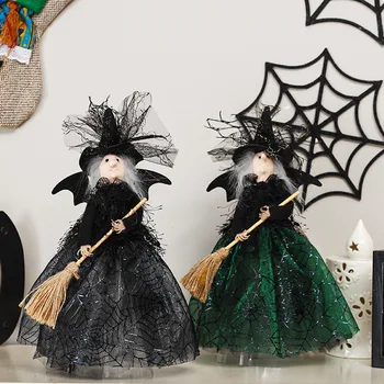 Halloween Dekorácie Ghost Festival Čarodejnice Bábika Tree Top Star Ploche Dekorácie Doll Ozdoby