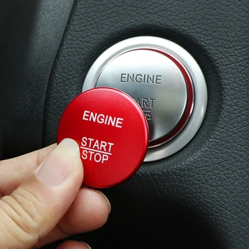 Auto Engine Start Stop Kľúč Zapaľovania Krúžok Nálepky Na Mercedes Benz AMG A B C GLC GLA CLA GL Trieda W176 W246 W205 X253 X156 C117