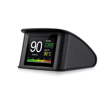 Smart Head Up Display, 2.2 Palcový Digitálny OBDII Tachometra Automobilu Head Up Displej Zobrazuje Rýchlosť, Vzdialenosť, Čas a Viac