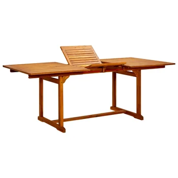 Záhradný jedálenský stôl (150-200) x100x75cm masívneho dreva agátu