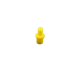 CISSPLAZA 100ks žltá gumená zátka malé tipy kompatibilný pre hp 950 951 952 953 954 955 print head