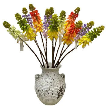 Falošné Plastové Hyacint Umelý Kvet Pobočky Svadobné Party Dekor Domov Záhrada Kancelársky Stôl Dekorácie