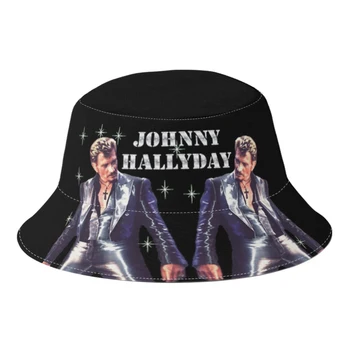 2022 Nové Letné Johnny Hallyday Rockovej Hudby, Vedierko Hat pre Ženy, Mužov Streetwear Skladacia Bob Rybárske Klobúky Panama Spp
