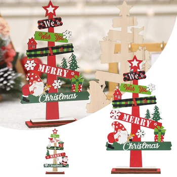 1pc Vianočné Dekorácie Visí Drevené Prívesok Dvere Vianoce Strom Domov Strany Schody Krby Steny Ornament