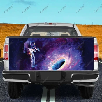 Astronaut hviezdne nebo Auto samolepky truck zadné ostrohové úpravu maľovanie vhodné pre truck bolesť balení príslušenstvo obtlačky