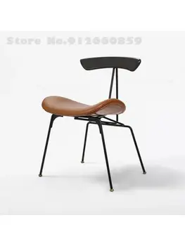 Severná Európsky a Americký štýl kovaného železa jednoduché retro reálnom kožené priemyselné štýl LOFT cafe shop jedálenské stoličky bar bar