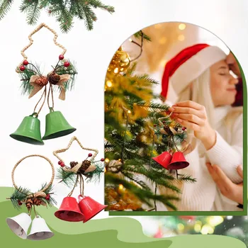 Sklenené Guľôčky Veniec, Vianočné Dekorácie, Veľkonočné Vajíčka Veľké Veľkosti Vianočný Zvonček Dekorácie Prívesok Vianočný Strom Dekorácie