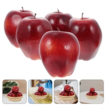 Simulácia Červený Had, Ovocie Model Umelé Chutné Jablká Ovocie Svetla Dom Dekorácie Domov