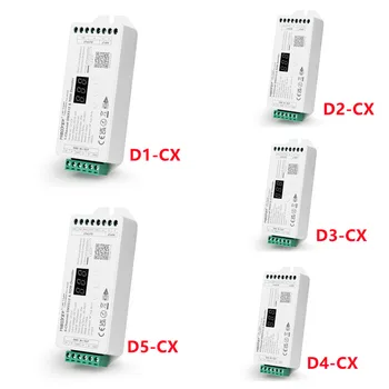 DC12-24V DMX512 RDM Dekodér 1/2/3/4/5 Kanál stmievanie krivky PWM frekvencia pre jednofarebné/RGB/RGBW/RGB+SCS LED pásy svetla