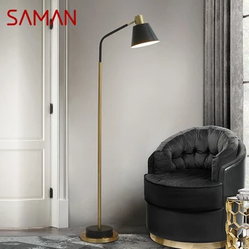 SAMAN Nordic Poschodí Lampa Moderného Umenia Rodiny, Obývacej Izby, Spálne, Gauč Tvorivé LED Dekoratívne Prečítajte si Svetlo