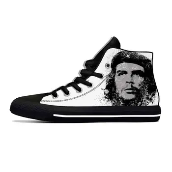 Che Guevara Komunizmu, Socializmu, Kuba Kubánskej Zábavné Bežné Látkové Topánky Vysokej Top Ľahký Priedušný 3D Tlač Muži Ženy Tenisky