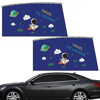 Magnetický Záves, V Aute, Okno Slnečník Kryt Cartoon Univerzálny Bočné Okno Protislnečnú Ochranu proti UV žiareniu Pre Dieťa Dieťa Detí