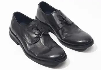 Top vysoká Kola prsty Derby topánky Ručne vyrábané Originálne Kožené pánske topánky Anglicko Štýle Retro topánky pre mužov