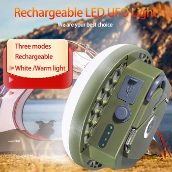 6600Mah Camping Ľahké Prenosné High Power Nabíjateľná Multifunkčné LED Magnet Baterku, Rybárske Stan Núdzové Údržba