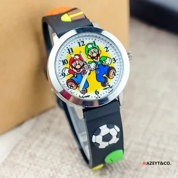 Marios Bros Deti Quartz Hodinky Super Marios Chlapec Dievča Náramkové Hodinky Remienok Anime, Komiksu Deti Náramkové Hodinky Príslušenstvo Šperky