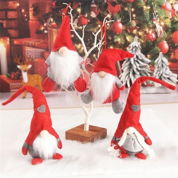 Vianočné Vlna Anonymný Rudolf Gnome Plyšové Dekorácie, Ručne Vyrábané Strany Miestnosti Stojí Dekorácie
