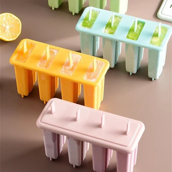 Ice Popsicle Box Domácnosti, Takže Popsicles Ice Cream Formy Domáce Želé Zmrzliny, Mrazené Formy Ice Cream Nástroje, Kuchynské Náradie