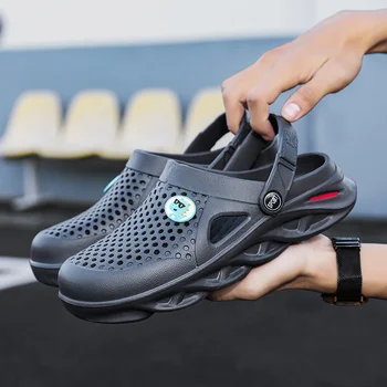 2023 Mužov Sandále Dreváky Leto Listov Pošmyknúť Na Bežné Záhradné Topánky Športové Ploché Papuče Outdoorové Topánky Zapatos Mujer Sandalias