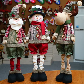 2021 2022 Vianoce, Vianočné Dekorácie Noel Santa Claus Bábiky Elf Hračky pre silvester Navidad Ozdoby na Stromček Domova Darček