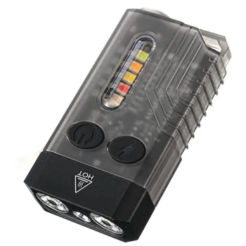 Nabíjacie Vreckové Svietidlo LED Baterka 13 Svetla Módy 1000 Vysokej Lumen IPX4 Mini Baterka