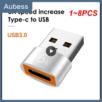 1~8PCS Elough USB 3.0 Typu C OTG Adaptér Typ C Samec Na USB Žena Converter Pre Notebook Samsung USBC Adaptador usb a