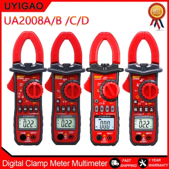 UYIGAO Digitálne Svorka Meter Multimeter UA2008 Radu DC/AC Napätie Prúd Odpor Kapacita Elektrickej Údržby Tester