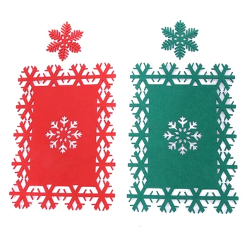 Vianočné Jedlo Rohože Hotelovej Reštaurácii Vianočné Dekorácie, Riad Mat netkanej Textílie Snowflake Dráha Riad Pad Dekor