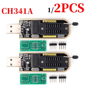 1/2KS CH341A 24 25 Série EEPROM, Flash BIOS USB Prepojovací Modul SOIC8 SOP8 Test Klip Pre EEPROM 93CXX / 25CXX / 24CXX DIY KIT