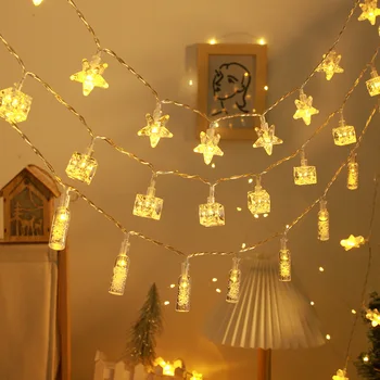 1.5/3M Led Svetlá String Batérie Flash Star Vianočné Girlandy Žiarovka Pre Vonkajšie Spálne Dekorácie, Svadobné Víla Svetlo