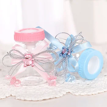 12 Ks Dojčenských Fliaš Baby Sprcha Candy Láskavosti Darčeky Kŕmenie Malých Strán Kontajner Dodávky