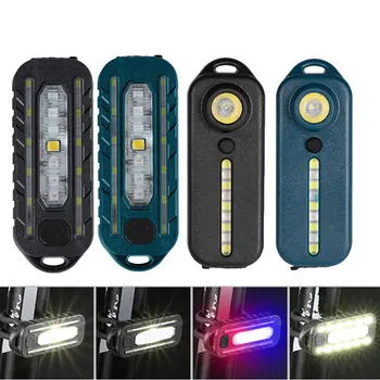 Mini Tenké Baterka Taktické Policajné Ramenný Svetlo s Klip USB Nabíjateľné Požičovňa Výstražné Svetlá Spp Prilbu Lampa Pracovné Svetlo