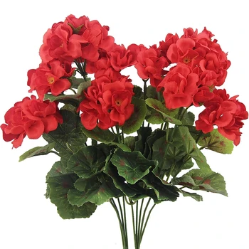 1Pc Begonia Kvety Pre Domáce Kvetinový Aranžmán Dekor DIY Vianočný Veniec Váza, Svadobné Cesty Citácia Dodávky Umelé Rastliny