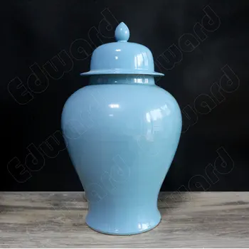 Moderné Jednofarebné Váza Jednoduchý Štýl Keramické Vázy Domáce Dekorácie, Vázy Obývacia Izba Dekor Skladovanie Jar Modrá Všeobecné Pohárov