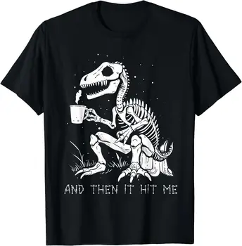 Vtipné Kostra Dinosaura Kostým Goth Muži Ženy Halloween T-Shirt pre Mužov, Ženy, Deti Grafické T Košele Bavlna Denne Tees