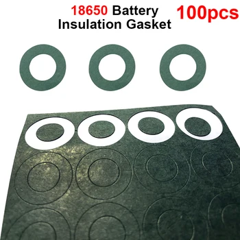 100ks 18650 Li-ion Batérie Izolácia Tesnenie Jačmeň Papier Batériu Bunky Duté Izolačné Elektródy Izolované Podložky