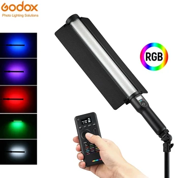 Godox LC500R 2500K-8500K Bi-Color Farebná RGB LED Svetlo Stick Svetelné Efekty CRI 96 TLCI 98 s Diaľkovým ovládaním & Barndoor